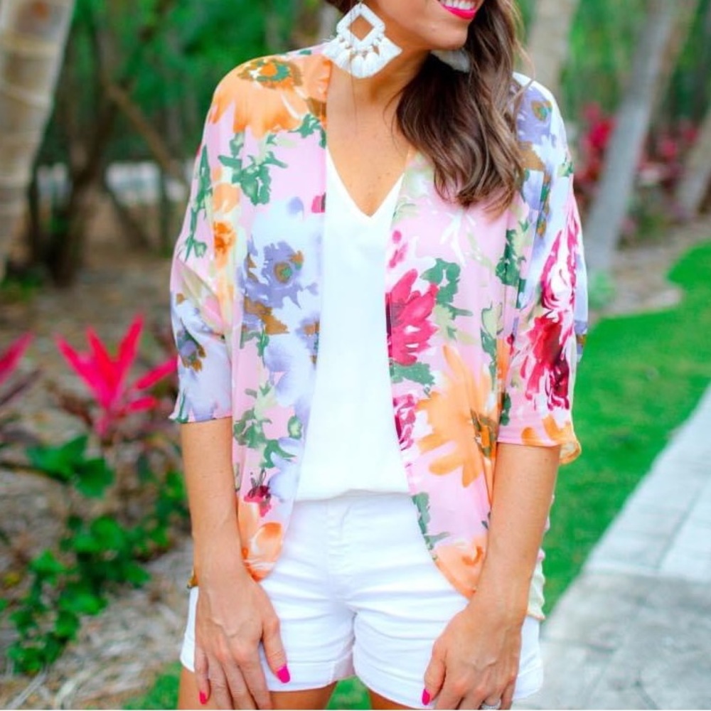 Floral kimono